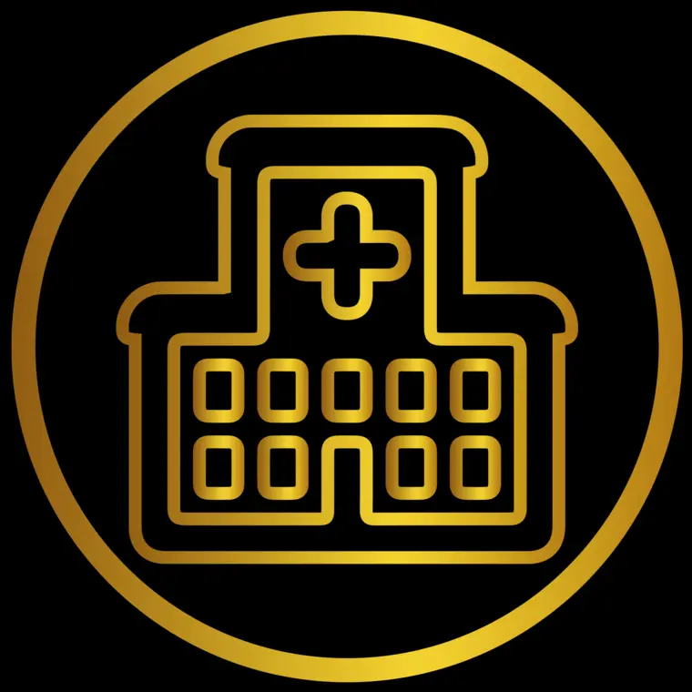 Ícone dourado para o destaque A Clínica da Vitality Essence