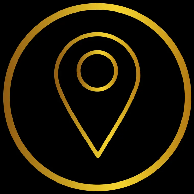 Ícone dourado para o destaque Endereço da Vitality Essence